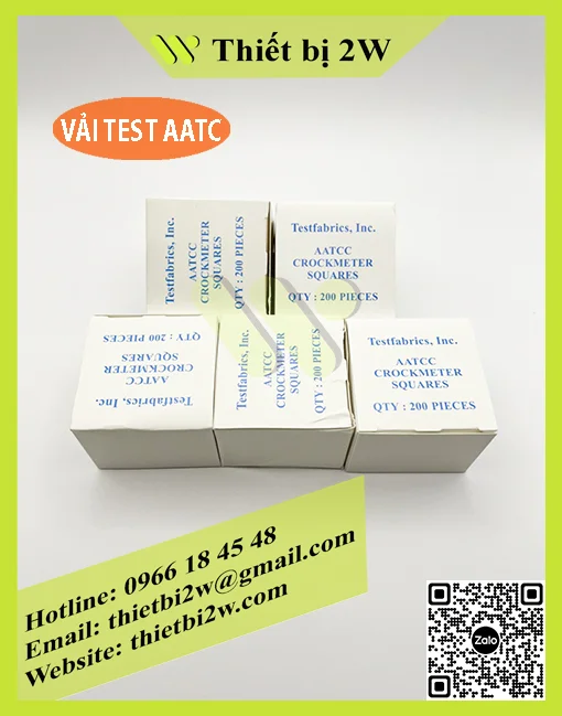 VẢI KIỂM TRA ĐỘ BỀN MA SÁT AATCC