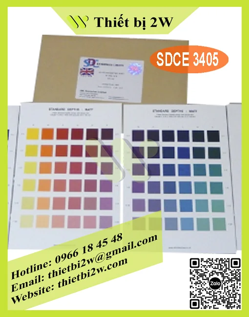 BẢNG MÀU TIÊU CHUẨN SDCE 3405