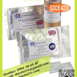 VẢI KIỂM TRA ĐỘ Ố VÀNG PHENOLIC YELLOWING HÃNG SDCE