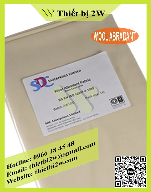 VẢI THỬ ĐỘ MÀI MÒN WOOL ABRADANT