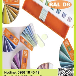 BẢNG SO MÀU D8 CHÍNH HÃNG RAL