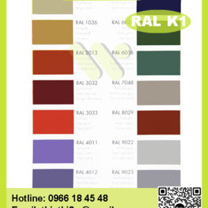 QUYỂN MÀU K1 HÃNG RAL
