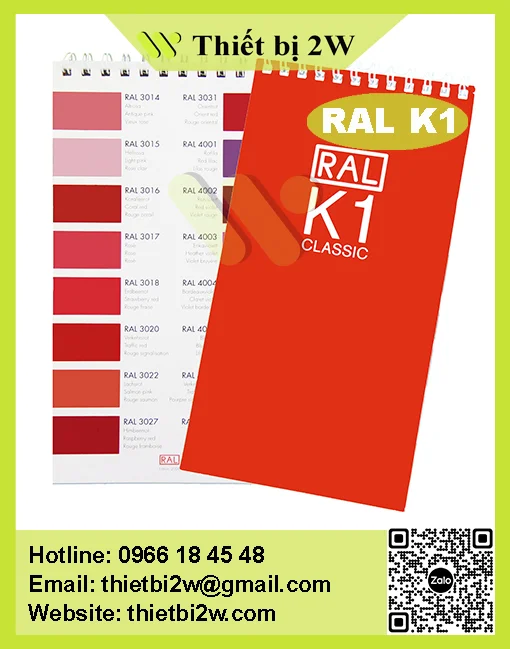 QUYỂN MÀU RAL K1 ĐỨC QUYỂN MÀU RAL K1 ĐỨC
