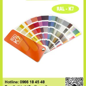 THẺ SO MÀU RAL-K7
