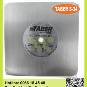 ZINC TEST PLATE S-34 TABER