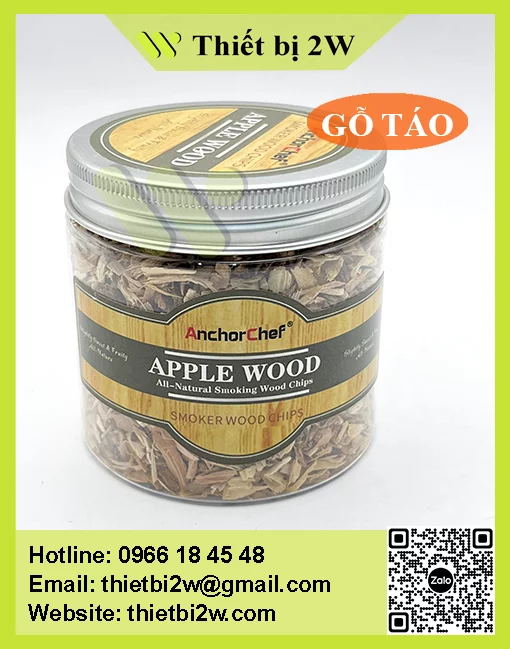 APPLE WOOD CHIPS 60G HÃNG ANCHORCHEF