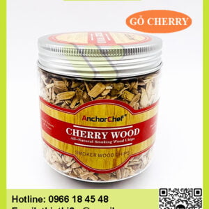 GỖ ANH ĐÀO HUN KHÓI CHO MÓN ĂN ANCHORCHEF