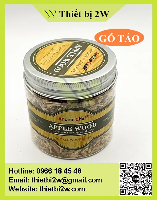 GỖ HUN KHÓI TẠO HƯƠNG TÁO HÃNG ANCHORCHEF